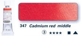 Farba akwarelowa Horadam Schmincke tubka 5 ml nr 347 Cadmium red middle